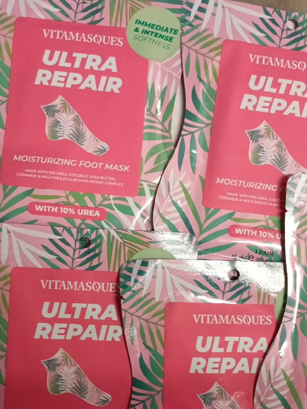 5 Ultra Repair Moisturizing Foot Mask - Pink